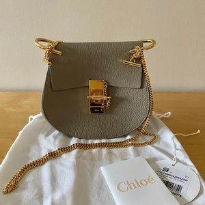 Chloe Classic Drew shoulder bag - Small Motty Grey